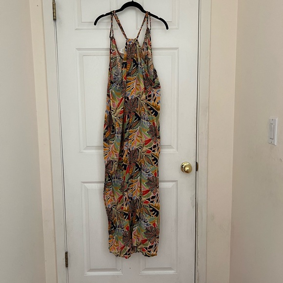 Tropical Print Maxi Dress - Picture 2 of 4